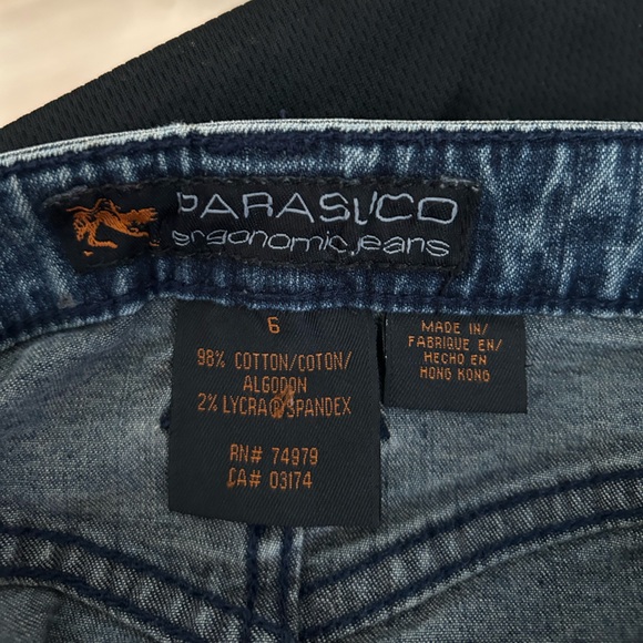 Parasuco Distressed Denim Pencil Skirt - Picture 6 of 7